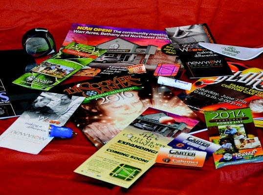 From brochures and booklets to mailers and specialty advertising products