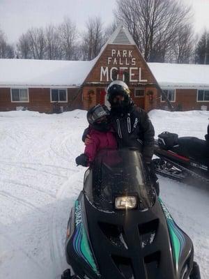 On awesome snowmobile trails and ATV trails