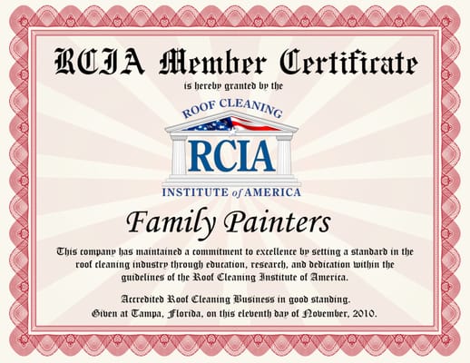 SCRC is a division of Family Painters