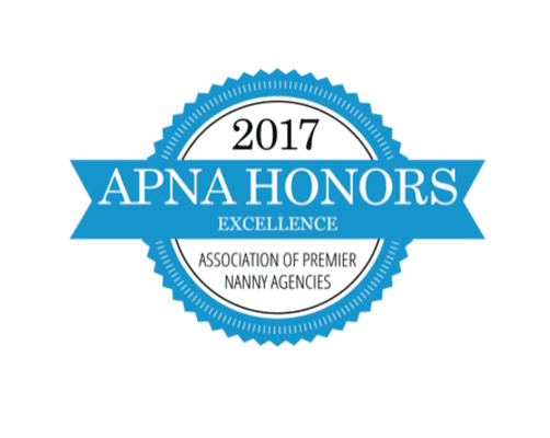 Presented by the Association of Premier Nanny Agencies, this award is given to an agency that exceeds standards in the industry.