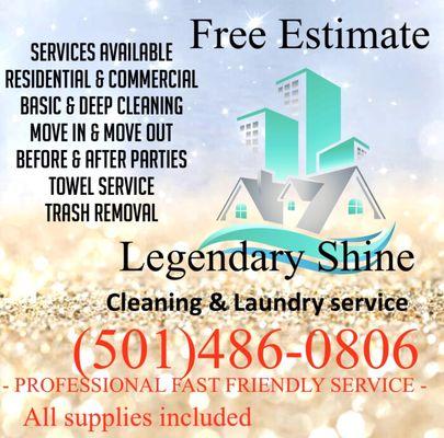 Legendary Shine Cleaning And Laundry Service