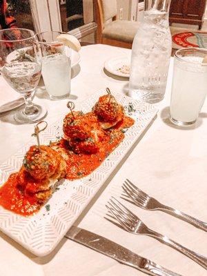 Meatballs appetizer