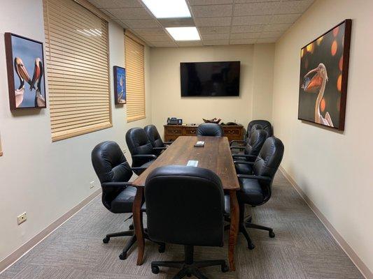 Pelican Conference Room with wide screen TV