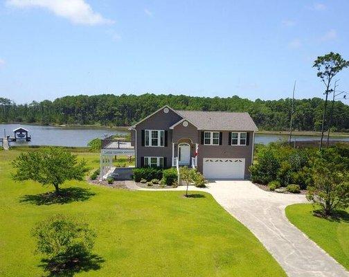 #homeforsale 210 Peaceful Place, Williston, NC. 3B/3B located on Wade Creek!  Call Alicia Nelson for full details!