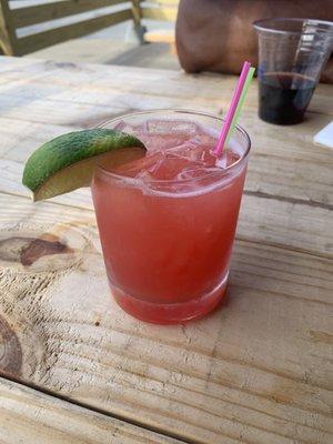 Watermelon vodkarita!