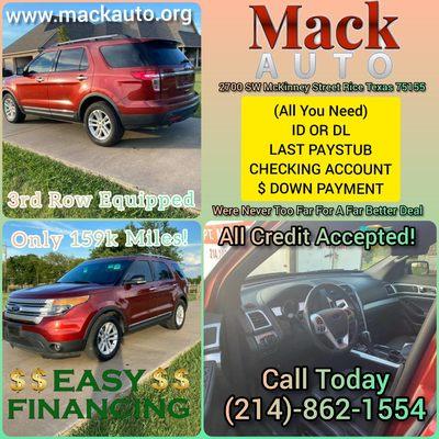 Financing Advertisement