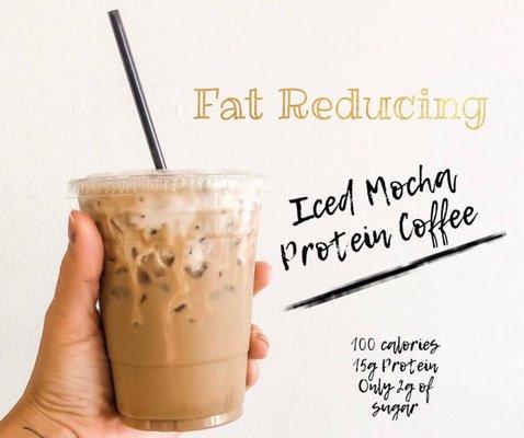 Our Protein Iced Coffee is THE BEST (especially with a fat reducing creamer added)