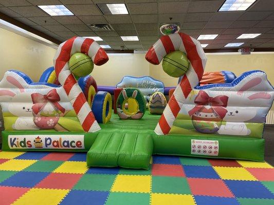 Easter bunny bounce house