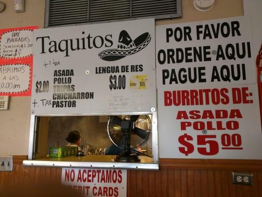 Great authentic Mexican tacos!