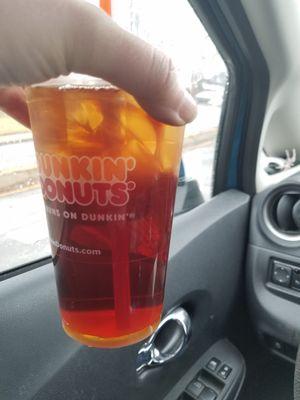 They called this dark roast.  It looks like iced tea and tasted like water with a hint of coffee.