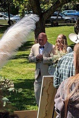 The wedding!  Don Jorge's taco truck !!