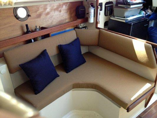 Interior boat cushions