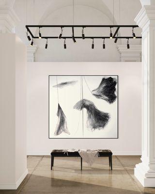 Charcoal drawing
"In Flight"
Diptych: 78 x 88in.