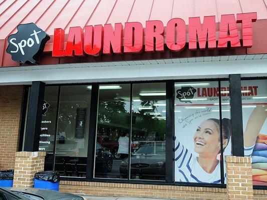 Spot Laundromat Virginia Avenue Exterior View