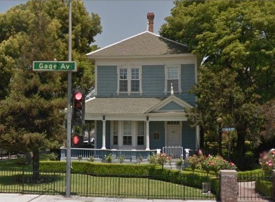 Front of house (as seen from Gage Avenue)