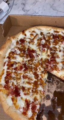 Chicken Bacon Ranch pizza