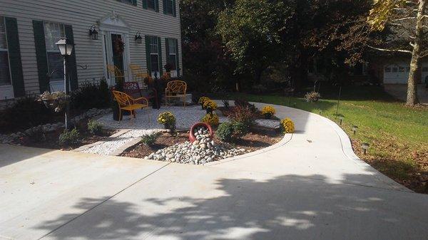 Concrete Driveway + Walkway