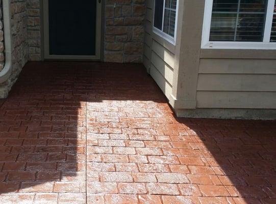 "Mayan Cobblestone" Decorative Concrete Overlay