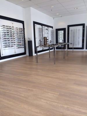 Dr. Barit now has a large selection of frames to choose from.