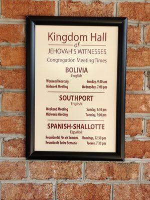 Kingdom Hall of Jehovah's Witnesses