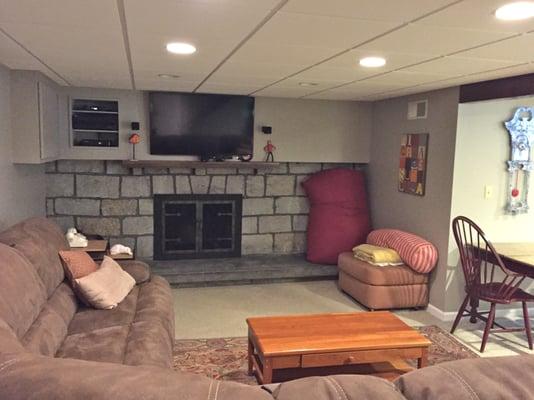 Basement remodel (after)