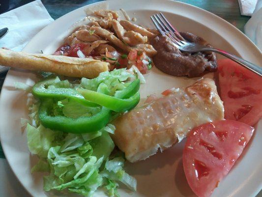 Buffet: good flautas with good chicken and good chicken with cheesey sauce!