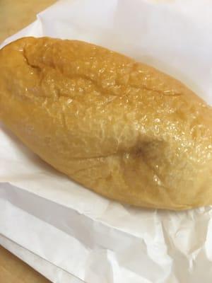 The weird bread on sausage and cheese kolache