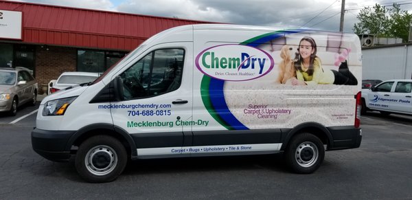 A new van with new graphics.