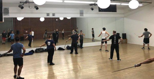 The Introductory Fight Class. It's a fun way to get started and meet new people!