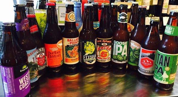 Huge selection of beers that can be mixed and matched!