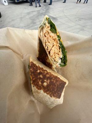 Buffalo chikn wrap!!