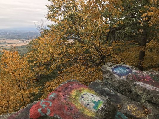 Trying to capture the leaves changing and some view.