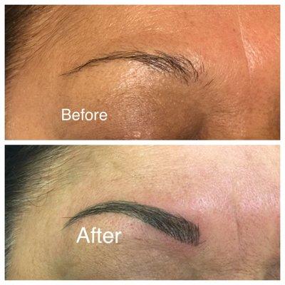 Eyebrow Microblading