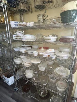 Pyrex, corning, ware, etc