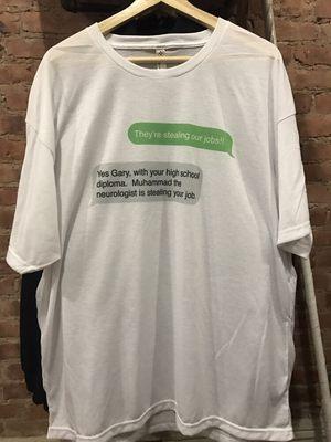 Custom text message t-shirt