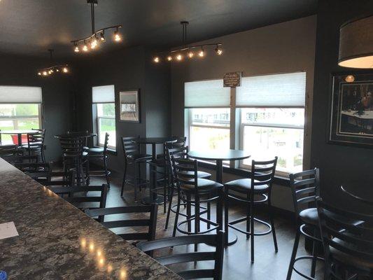 Inside the upstairs Loft bar.