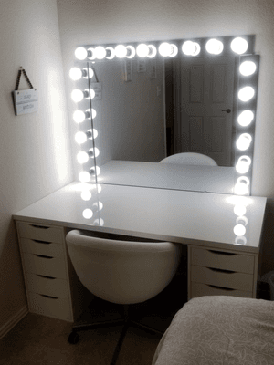 Completely custom LED vanity mirror