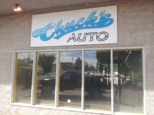 Chuck's Auto is located at 1328 Pecan Street, Colorado Springs, Colorado.