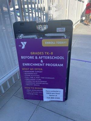 After School Enrichment provided by YMCA of OC