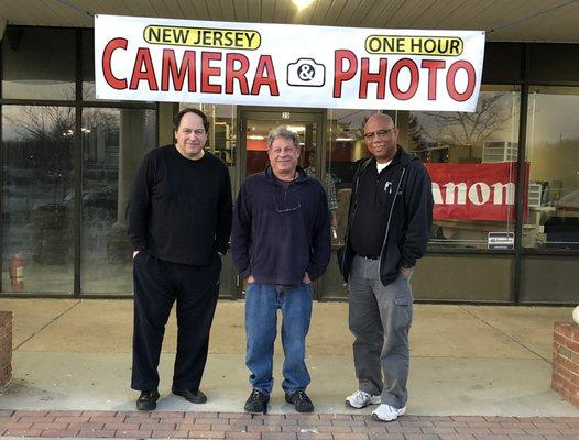 Leon, Doug, and Bennie Owners of NJ Camera & One Hour Photo