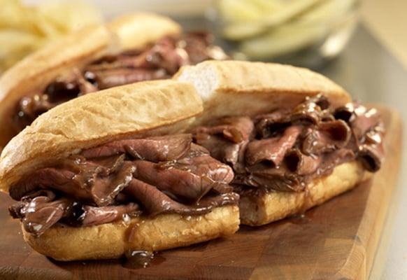 Hot Roast Beef Sandwiches