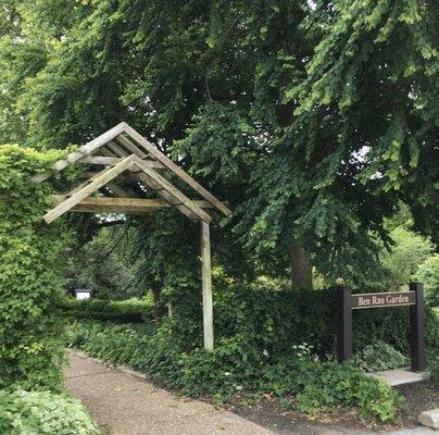 The Ben Rau Garden is in the middle of Blanchette Park.