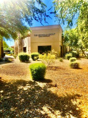 The Nicholls Group office from the corner of Ironwood Square Drive and 95th Street