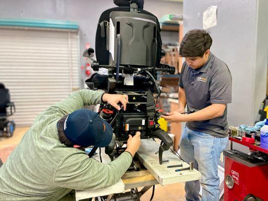 Wheelchair repairs!