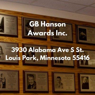 GB Hanson Awards