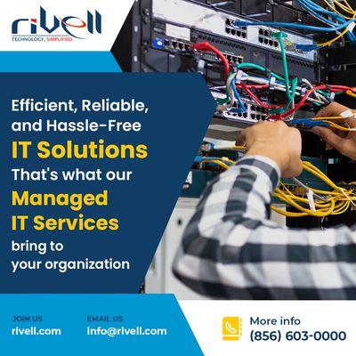 Discover the power of Managed IT Services with Rivell!

Take your business to the next level with our comprehensive IT solutions.