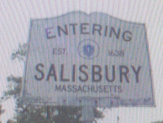 Entering Salisbury from Seabrook, NH.