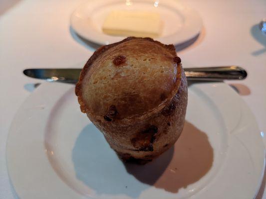 The cheesy bread (which tasted a bit like Brazilian bread, Pão de Queijo) was the best. Served hot with butter, I enjoyed several of them.