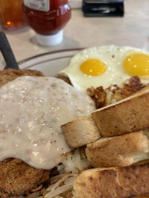 Country Fried Steak & Eggs