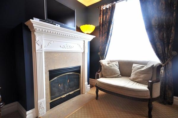 Fireplace in the Versailles Suite